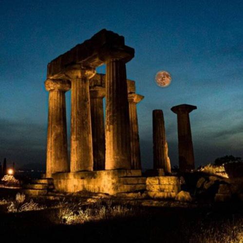 Aνεξάρτητη Παραδοσιακή Πέτρινη Κατοικία Corinth Bagian luar foto